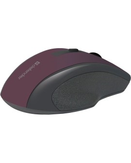 DEFENDER MYSZ BEZPRZEWODOWA ACCURA MM-665 RF BURGUND 1600DPI 6P 52668