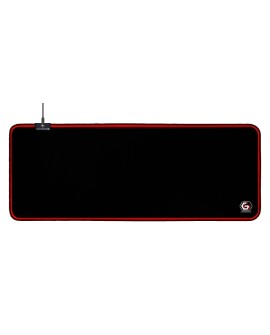 GEMBIRD PODKŁADKA POD MYSZ GAMING, Z EFEKTEM ŚWIETLNYM LED, CZARNA, ROZMIAR - L