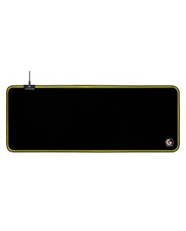 GEMBIRD PODKŁADKA POD MYSZ GAMING, Z EFEKTEM ŚWIETLNYM LED, CZARNA, ROZMIAR - L