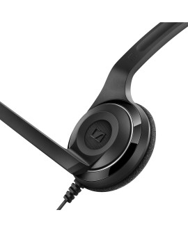 Sennheiser PC 7 USB Zestaw słuchawkowy Przewodowa Opaska na głowę Biuro/centrum telefoniczne USB Typu-A Czarny