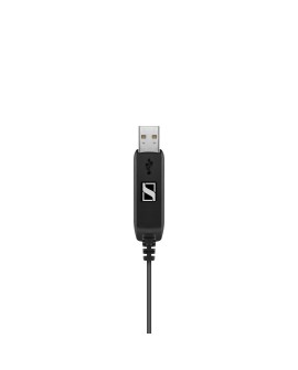 Sennheiser PC 7 USB Zestaw słuchawkowy Przewodowa Opaska na głowę Biuro/centrum telefoniczne USB Typu-A Czarny