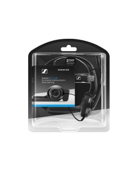 Sennheiser PC 7 USB Zestaw słuchawkowy Przewodowa Opaska na głowę Biuro/centrum telefoniczne USB Typu-A Czarny