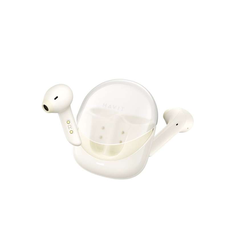 Słuchawki Bluetooth Havit Modern Buds (beżowy)