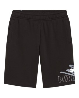 Spodenki męskie Puma ESS+ Logo Lab Graphic Shorts 10 czarne 678989 01 L