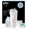 Depilator Braun Silk-épil 5 5-050 28 pęset(y) Różowy, Biały