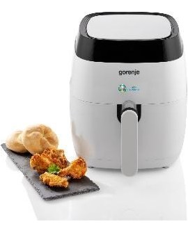 Gorenje AF1409DW frytkownica 1400 W Frytkownica na gorące powietrze Czarny, Biały