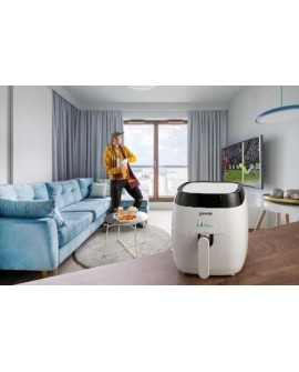 Gorenje AF1409DW frytkownica 1400 W Frytkownica na gorące powietrze Czarny, Biały