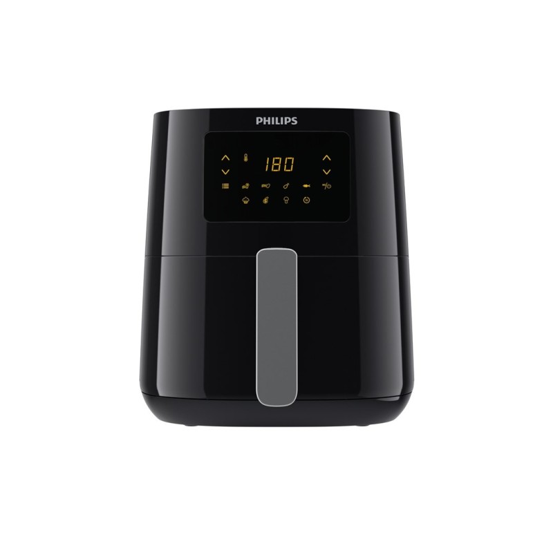Philips 3000 series HD9252/70 frytkownica Pojedyńczy 4,1 l Autonomiczny 1400 W Frytkownica na gorące powietrze Czarny, Srebrny