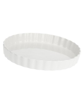 Naczynie do tarty Arezzo - Biały, 28 cm