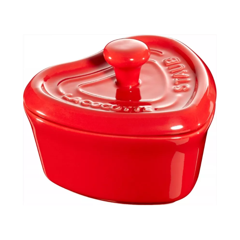 Mini Cocotte serce STAUB 40511-092-0 - czerwony 200 ml