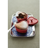 Mini Cocotte serce STAUB 40511-092-0 - czerwony 200 ml