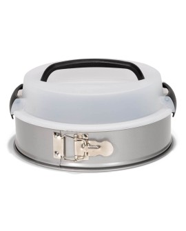 PATISSE SILVER-TOP Tortownica z pokrywką z uchwytem 24 cm