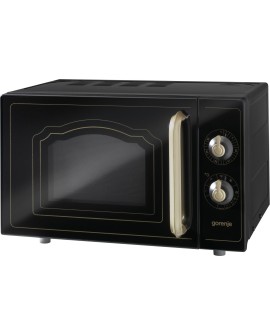 Kuchenka mikrofalowa Gorenje z grillem MO4250CLB Free standing, 20 L, Grill, Mechanic, 700 W, Black, Defrost function