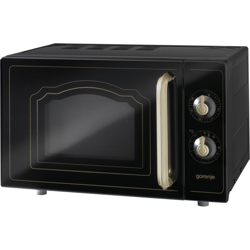 Kuchenka mikrofalowa Gorenje z grillem MO4250CLB Free standing, 20 L, Grill, Mechanic, 700 W, Black, Defrost function