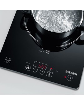 Severin KP 1071 Czarny Blat Płyta indukcyjna strefowa 1 stref(y)