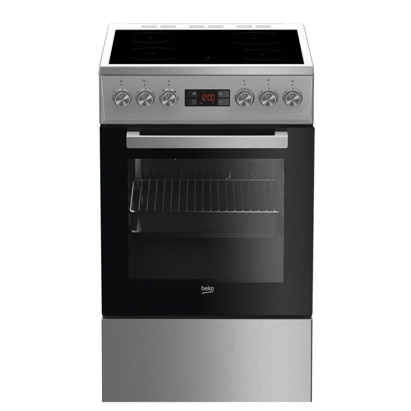 Beko FSM57300GX Kuchenka wolnostojąca Prąd elektryczny Ceramiczna Stal nierdzewna