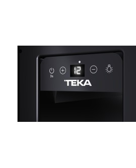 Teka RVU 10008 GBK Termoelektryczna chłodziarka do wina Wbudowany Czarny 8 butel.