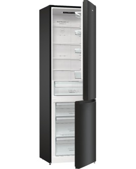 Gorenje NRK6202EBXL4 lodówko-zamrażarka Wolnostojący 331 l E Czarny