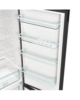 Gorenje NRK6202EBXL4 lodówko-zamrażarka Wolnostojący 331 l E Czarny