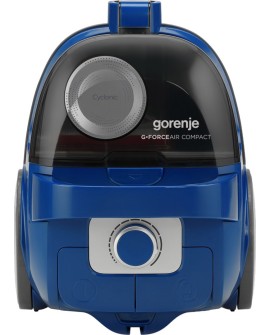Odkurzacz Gorenje VCEA01GACBUCY bezworkowy, moc 800 W, pojemność kurzu 2.2 L, kolor niebieski