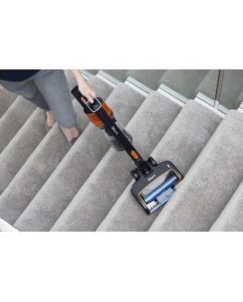 Shark IZ300EU okurzacz na kiju/szczotka elektryczna 2-in-1 stick vacuum Bateria Suchy Bez worka Czarny, Pomarańczowy