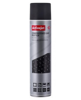 Activejet AOC-201 Sprężone powietrze (600 ml) Powietrze w sprayu do czyszczenia, łatwo czyści trudno dostępne miejsca.