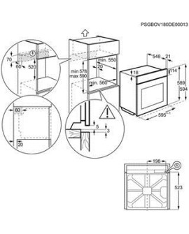 Piekarnik ELECTROLUX EOE7P31X czarno-srebrny czyszczenie pyroliza