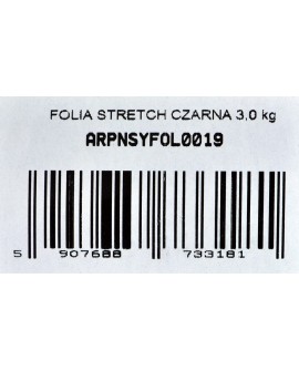 FOLIA STRETCH CZARNA 1,5 KG