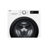 LG F4DR509SBW pralko-suszarka Wolnostojący Od przodu Czarny, Biały D