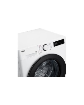 LG F4DR509SBW pralko-suszarka Wolnostojący Od przodu Czarny, Biały D