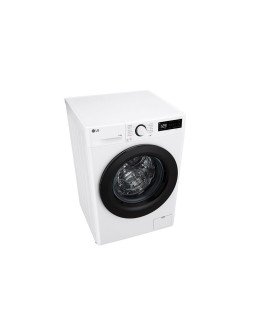 LG F4DR509SBW pralko-suszarka Wolnostojący Od przodu Czarny, Biały D