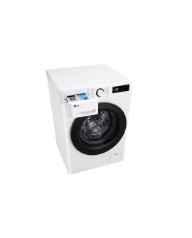 LG F4DR509SBW pralko-suszarka Wolnostojący Od przodu Czarny, Biały D