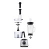 Tristar MX-4823 robot kuchenny 600 W 1,5 l Czarny, Stal nierdzewna, Przezroczysty