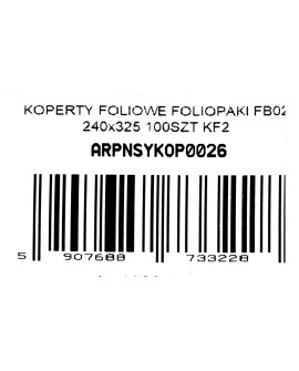 KOPERTY FOLIOWE FOLIOPAKI FB02 240X325 100SZT KF2