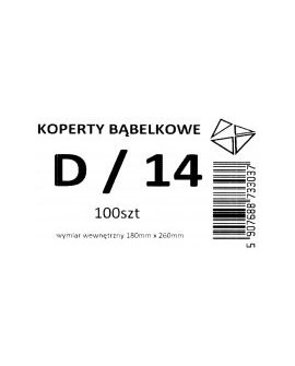 KOPERTY BĄBELKOWE POWIETRZNE D14 180X260 100SZT