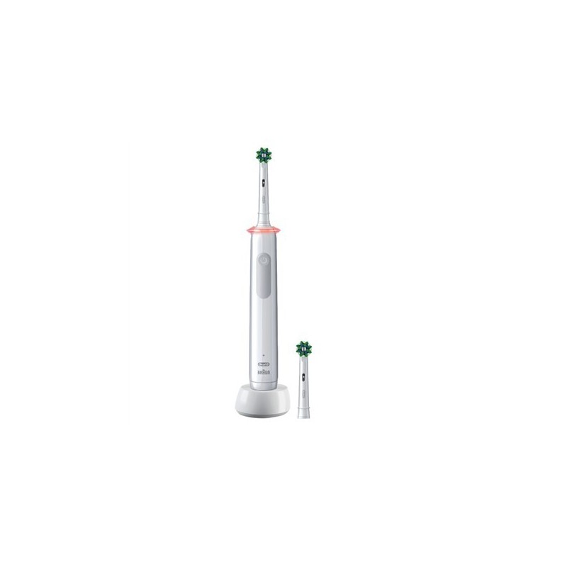 Elektryczna szczoteczka do zębów Oral-B Pro 3 3000 Działanie krzyżowe Akumulator Dla dorosłych Liczba główek szczoteczki w