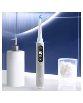 Oral-B iO 6S Dorosły Wibrująca szczoteczka do zębów Szary, Biały