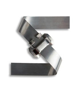 Extralink Taśma ze stali nierdzewnej SS201 0,7mm do mocowania na słupach energetycznych, 10mm x 0,7mm, 50m