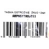 TAŚMA OSTROŻNIE SZKŁO 12SZT