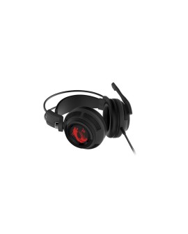 MSI FBA_S37-2100910-SV1 słuchawki/zestaw słuchawkowy Przewodowa Opaska na głowę Gaming Czarny, Czerwony