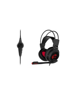 MSI FBA_S37-2100910-SV1 słuchawki/zestaw słuchawkowy Przewodowa Opaska na głowę Gaming Czarny, Czerwony