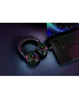 Razer Kraken V4 Zestaw słuchawkowy Bezprzewodowy Opaska na głowę Gaming USB Typu-A Bluetooth Czarny