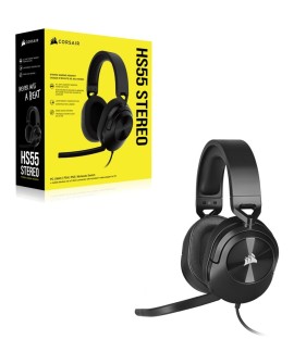 Corsair HS55 STEREO Zestaw słuchawkowy Przewodowa Ręczny Gaming Węgiel