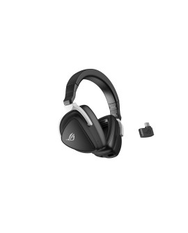 ASUS ROG Delta S Wireless Zestaw słuchawkowy Bezprzewodowy Opaska na głowę Gaming Bluetooth Czarny