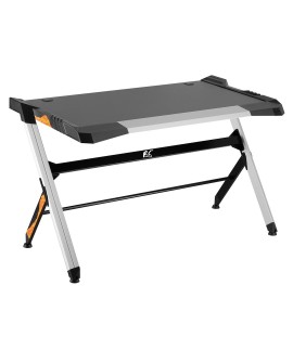 Biurko gamingowe czarne duże RGB Led NanoRS RS150 50kg max, wysokość 780mm