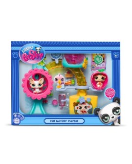 Littlest Pet Shop Zestaw Fabryka zabawy z 2 figurkami 00519