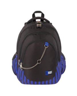 Plecak 4 komorowy ST.RIGHT BP-06 Black & Blue