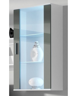 Zestaw SOHO 5 (RTV180 + Wit.Wisz + Półki) BI/SZ POŁ