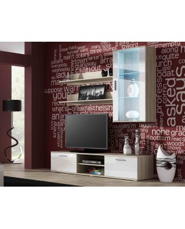 Zestaw SOHO 5 (RTV180 + Wit.Wisz + Półki) DS/BI POŁ