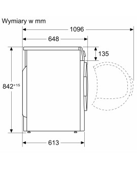 Suszarka do bielizny BOSCH WQG233DKPL